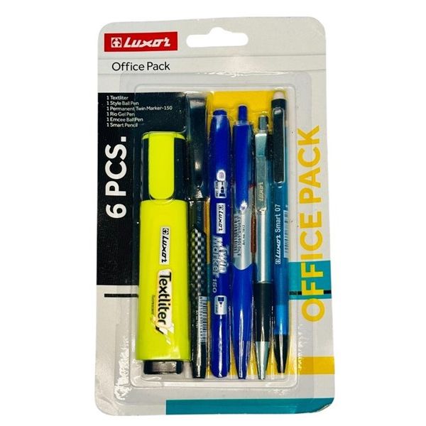 Luxor Office Pack (6 Pcs) – Professional Stationery Kit