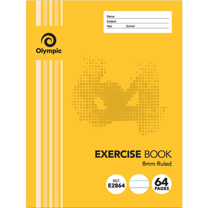 Olympic Exercise Book 225x175mm 64 Page 8mm