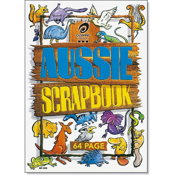 Olympic Scrapbook Aussie 60gsm 335x240mm 64 pages