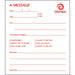 Olympic Telephone Message Pad 100×115 50 Leaf Pack 5