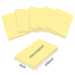 Bibbulmun Repositionable Sticky Notes 76 x 127mm – Pastel Yellow