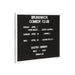 Visionchart Executive Groove Felt Letter Board 2000 x 1200mm