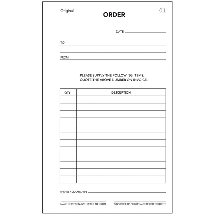 Olympic Carbon Duplicate Order Book NO.638 200×125 100 Leaf