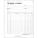 Olympic Carbonless Triplicate Invoice Statement Book NO.727 250×200 50 Leaf