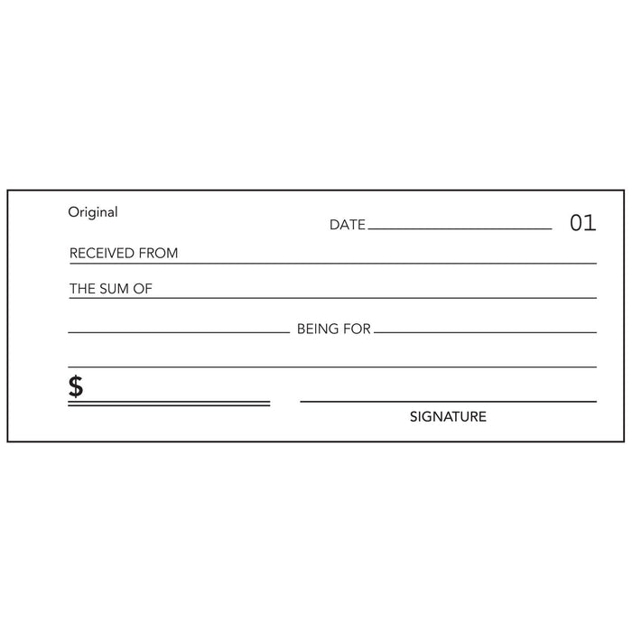 Olympic Carbon Duplicate Cash Receipt Book NO.613 50×125 100 Leaf
