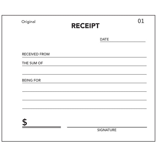 Olympic Carbon Triplicate Cash Receipt Book NO.615 100×125 100 Leaf