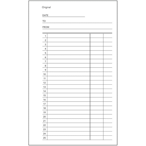 Olympic Carbon Duplicate Docket Book NO.8 205×125 50 Leaf