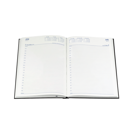 2027 Calendar Year Diary/Planner - 12 Month A4 Day to Page - Hard Cover - Collins Sterling Range