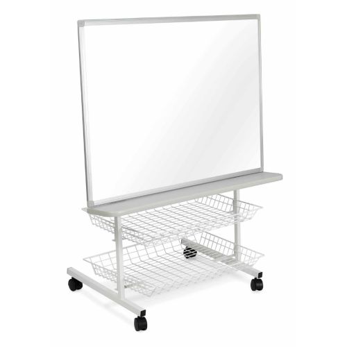 Creative Kids Mobile Whiteboard Reading and Display Centre 1450 x 1000mm White