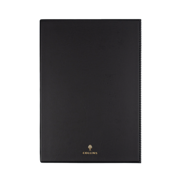 2027 Calendar Year Diary/Planner - 12 Month A4 Day to Page - PVC Cover - Collins Belmont Range