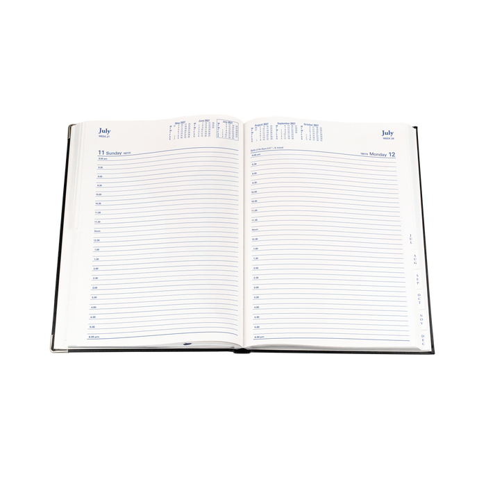 2027 Calendar Year Diary/Planner - 12 Month A4 Day to Page - Hard Cover - Collins Management Range