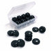 Visionchart Magnetic Buttons 20mm Pack of 16 Black VA0017-BLK