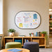 Visionchart Direct Message Magnetic Whiteboard 900 x 600mm DM-ROUND