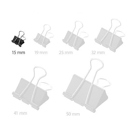 Bibbulmun Foldback Clips 15mm – Pack of 12