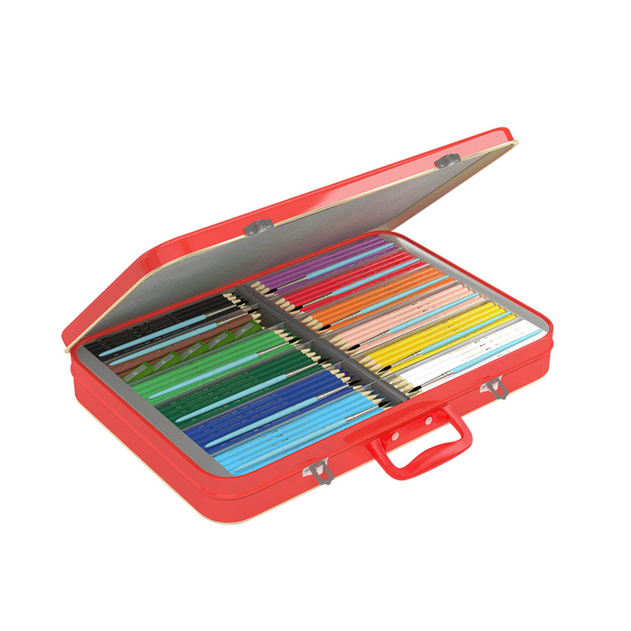 Faber Castell Watercolour Pencils Assorted Briefcase-Style - Tin of 300