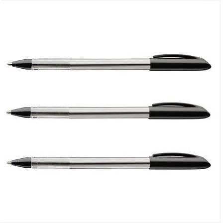BIBBULMUN Ballpoint Pen Medium 1.0mm Black – Pack of 12