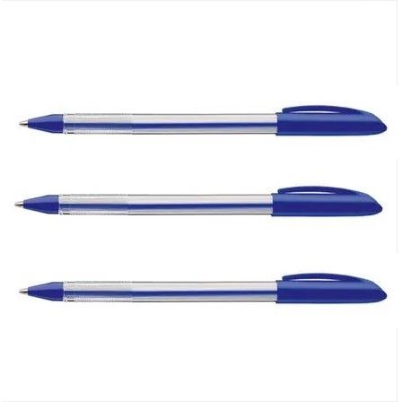 BIBBULMUN Everyday Ballpoint Pen – Blue Ink, 1.0mm Medium Point (Pack of 50)