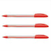 BIBBULMUN Everyday Ballpoint Pen – Red Ink, 1.0mm Medium Point (Pack of 50)