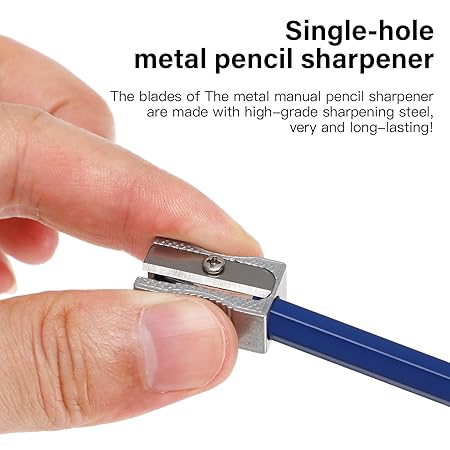 Bibbulmun Pencil Sharpener Single Hole Metal – Pack of 24