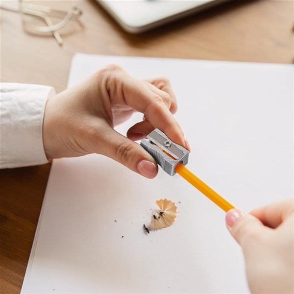 Bibbulmun Pencil Sharpener Single Hole Metal – Pack of 24