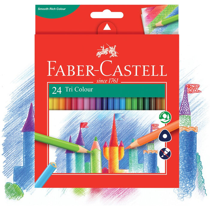 Faber-Castell Tri Colour Pencils