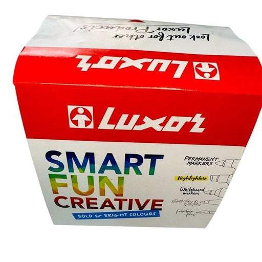 Luxor Smart Fun Creative Ball Pens – Bold & Bright Colours (Pack of 50)