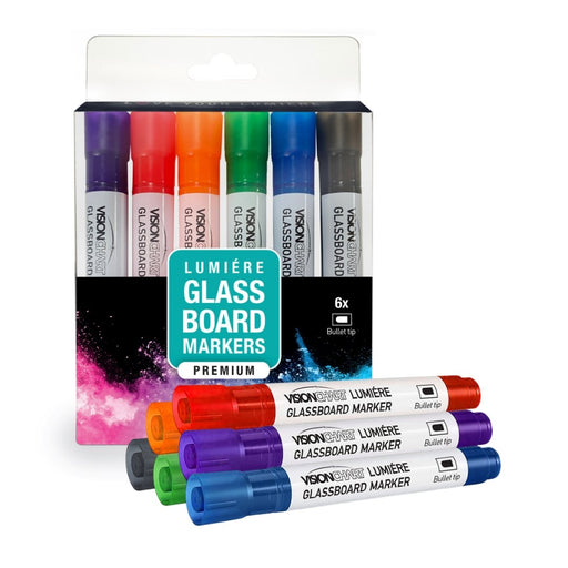 Visionchart Glassboard Premium Essentials Kit Assorted VA800-G
