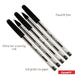 Luxor Focus Ball Pen – Black Ink, 1.0mm Medium Point – Value Pack of 50 Ballpoint Pens