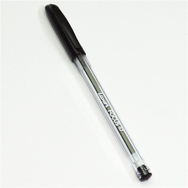 Luxor Focus Ball Pen – Black Ink, 1.0mm Medium Point – Buy in Multiples of 12