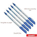 Luxor Focus Ball Pen – Blue Ink, 1.0mm Medium Point – Value Pack of 50 Ballpoint Pens