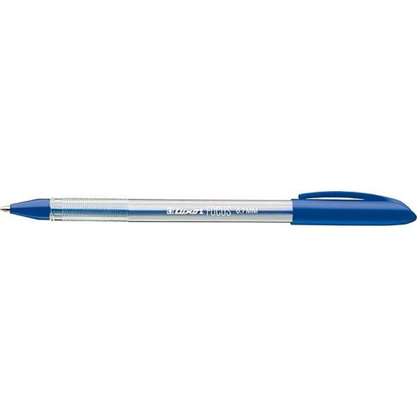 Luxor Focus Ball Pen – Blue Ink, 1.0mm Medium Point – Value Pack of 50 Ballpoint Pens
