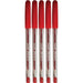 Luxor Focus Ball Pen – Red Ink, 1.0mm Medium Point – Buy in Multiples of 12