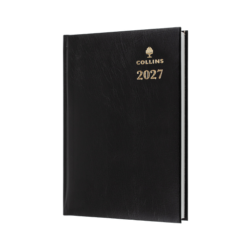 2027 Calendar Year Diary/Planner - 12 Month A5 Day to Page - Hard Cover - Collins Sterling Range