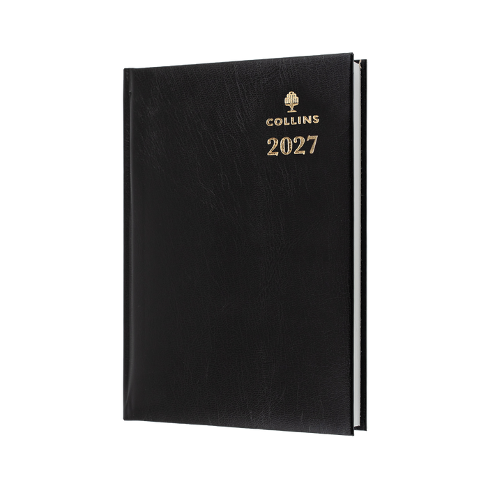 2027 Calendar Year Diary/Planner - 12 Month A5 Day to Page - Hard Cover - Collins Sterling Range