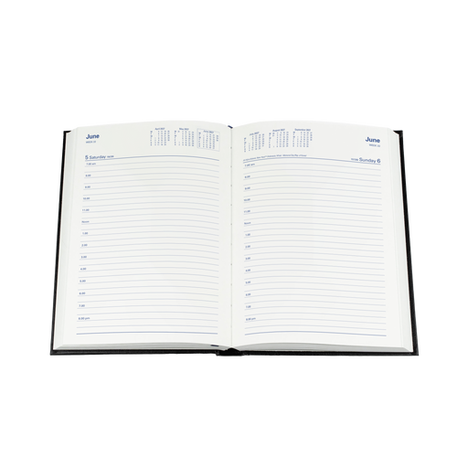 2027 Calendar Year Diary/Planner - 12 Month A5 Day to Page - Hard Cover - Collins Sterling Range