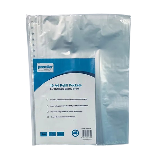 Premier A4 Refill Pockets – Pack of 10