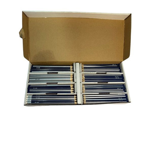 Eco Friendly 192 Wood Cased Pencils - Value Class Pack – 6 Assorted Grades (HB, B, 2B, 4B, 6B, 2H)