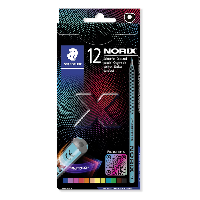 Staedtler Norix Assorted Colours - Pack of 12