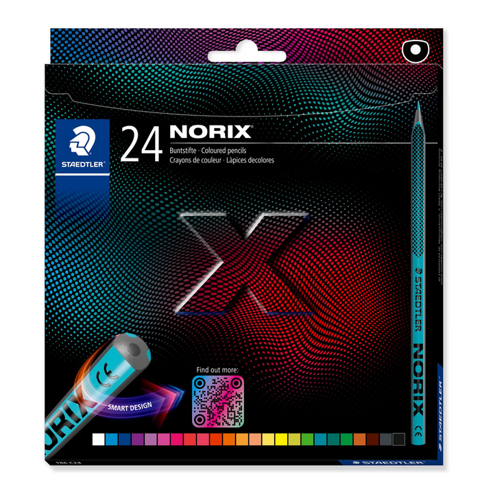 Staedtler Norix Assorted Colours - Pack of 24