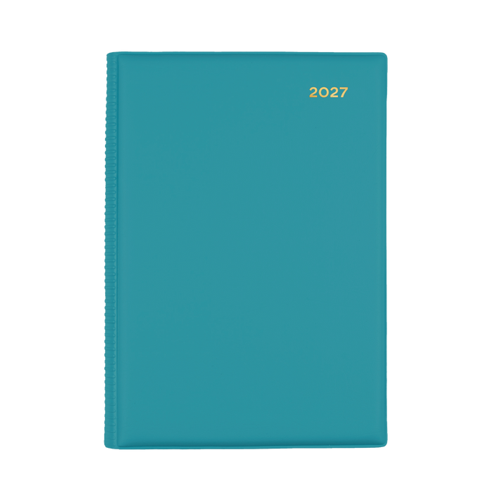 2027 Calendar Year Diary/Planner - 12 Month A5 Day to Page - PVC Cover - Collins Belmont Range