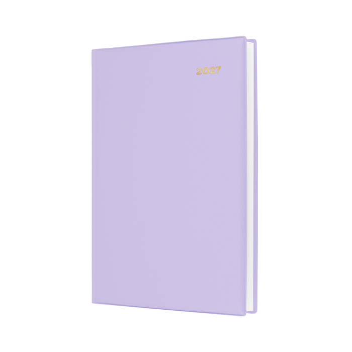 2027 Calendar Year Diary/Planner - 12 Month A5 Day to Page - PVC Cover - Collins Belmont Range