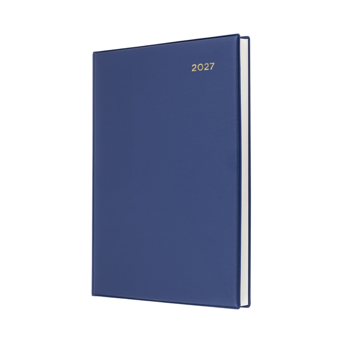 2027 Calendar Year Diary/Planner - 12 Month A5 Day to Page - PVC Cover - Collins Belmont Range