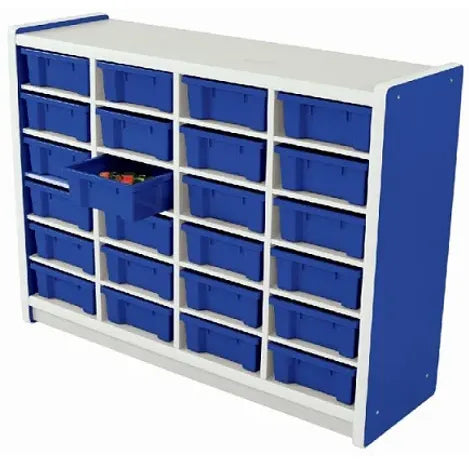 Kids Smart Storage Unit 24 Compartment Blue