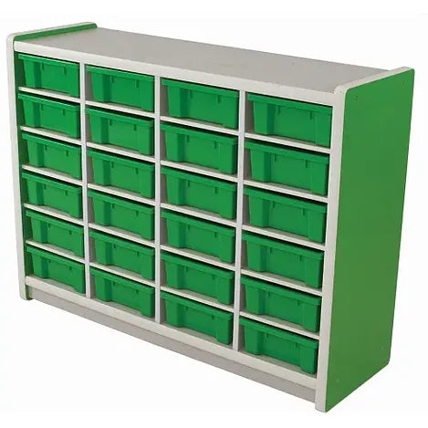 Kids Smart Storage Unit 24 Compartment Green