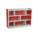 Kids Smart Storage Unit 8 Compartment Red