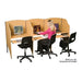 Deluxe Floor Carrel Add-A-Carrel