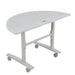 Half Round Folding Table Grey Frame