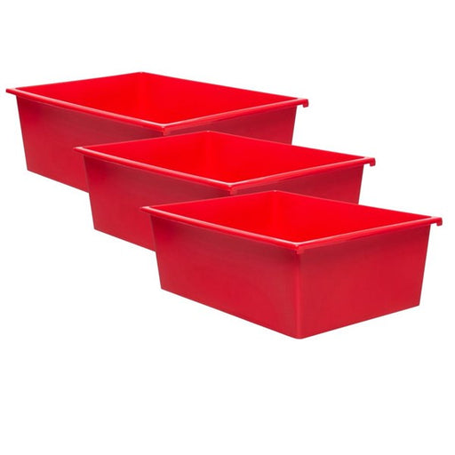 Large Red Tub Storage – 140H x 290W x 395D mm – Pack of 3