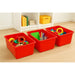 Large Red Tub Storage – 140H x 290W x 395D mm – Pack of 3