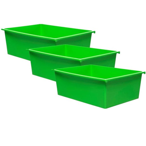 Large Green Tub Storage – 140H x 290W x 395D mm – Pack of 3